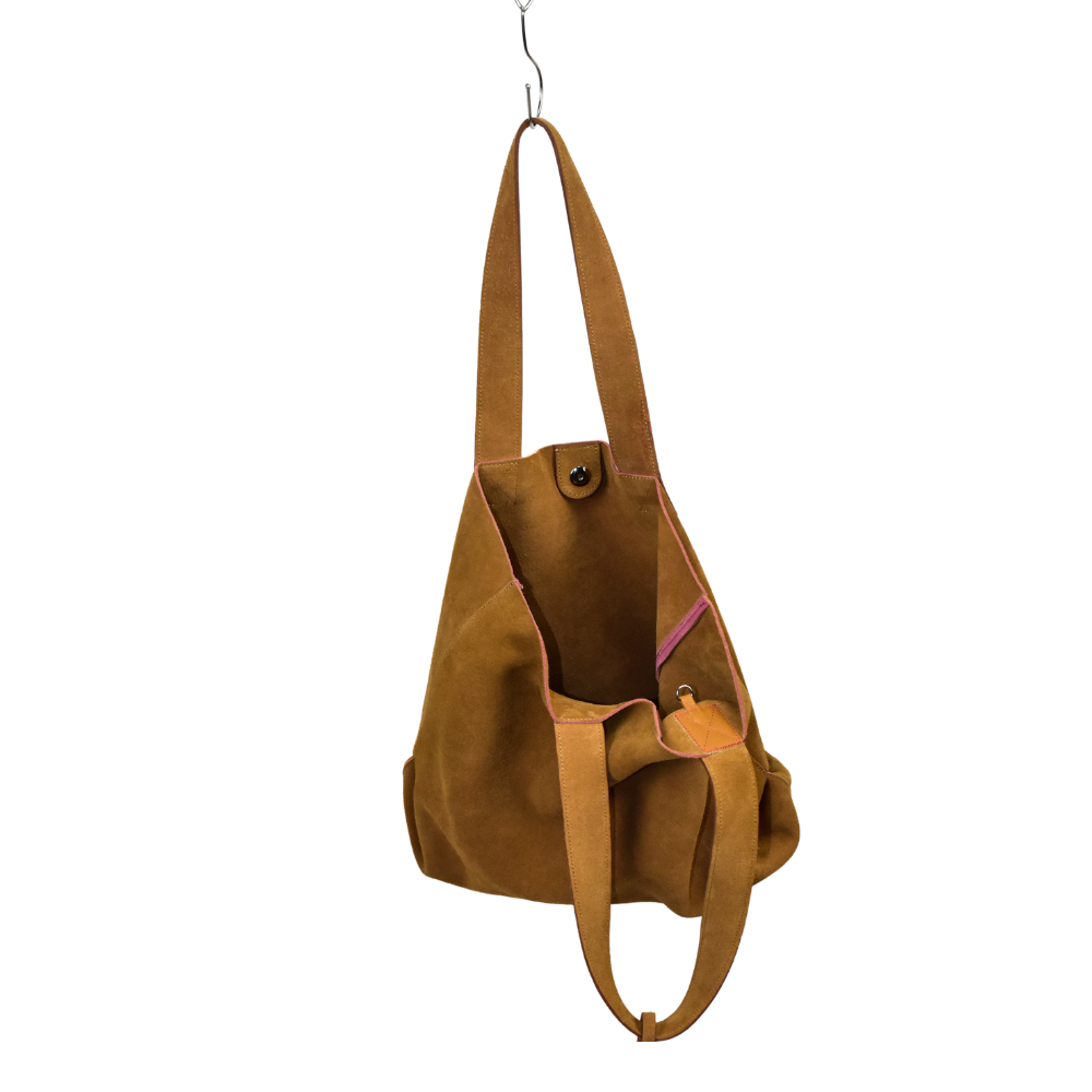 Bolsa Lola Gamuza Miel