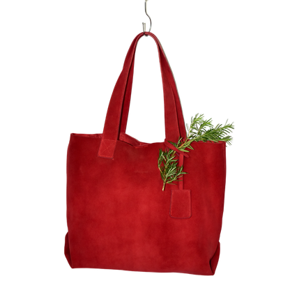 Bolsa Lola Gamuza Rojo